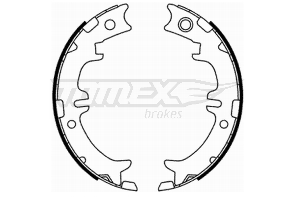 Sada brzdových čeľustí TOMEX Brakes